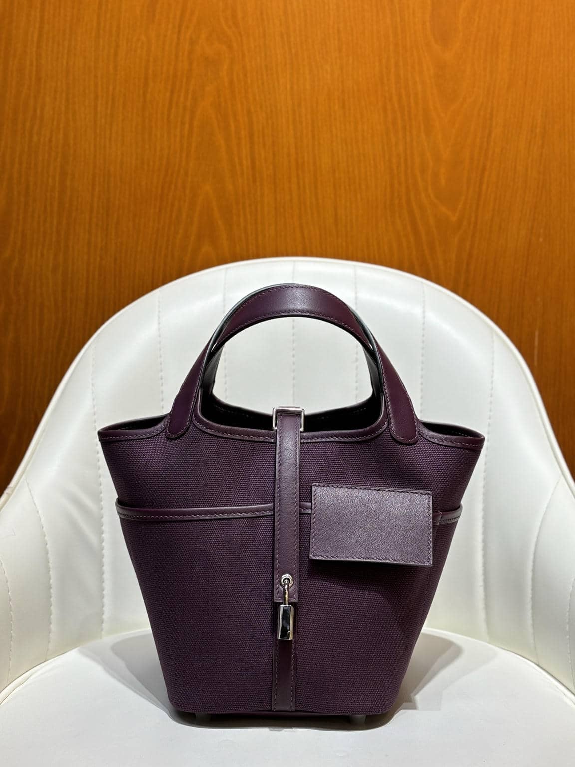 Picotin Canvas-Leather Combo-1